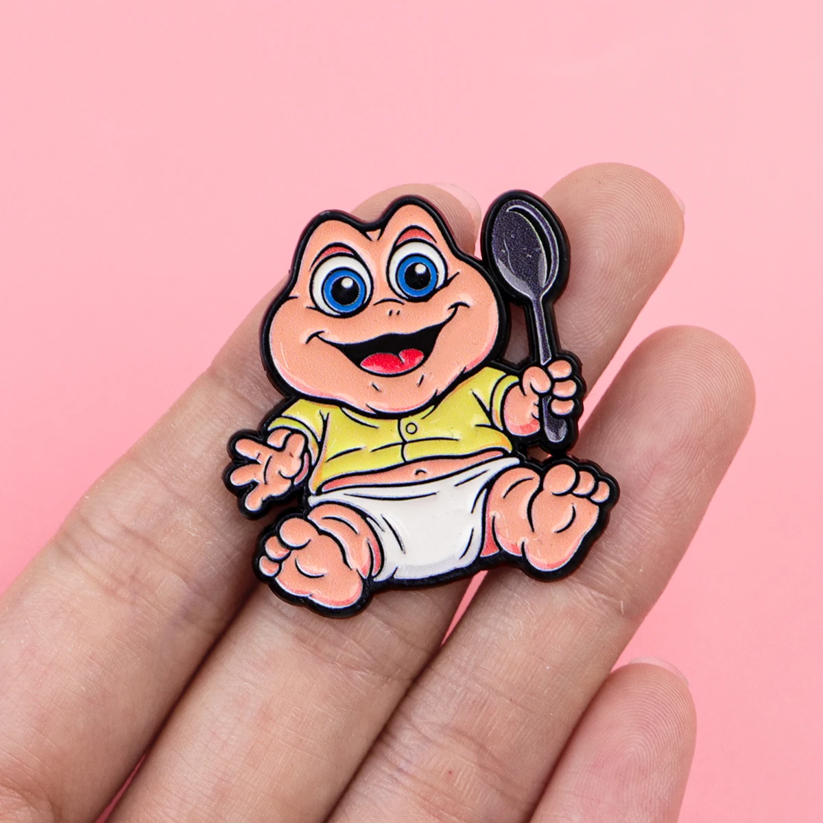 9 Stück niedliche Baby-Emaille-Pins, Cartoon-Broschen für Mäntel, Film-Broschen, Kragen- und Reversnadeln, Metallabzeichen, Schmuckgeschenk für Freunde – Detail 6