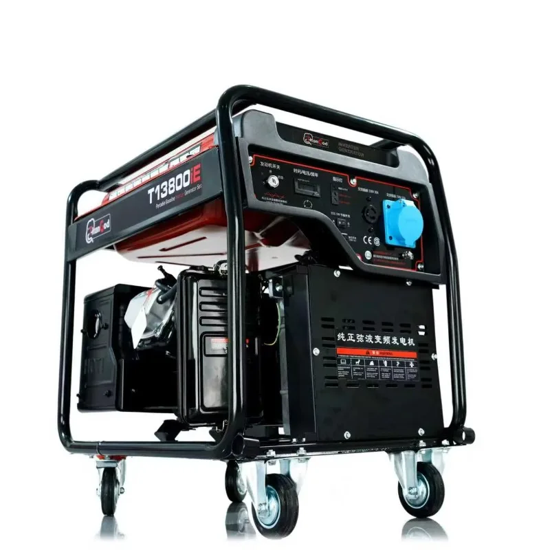 

【Best-selling】 TitanGod T13800i-0 11000W Dual-Voltage 24V/120V/110V DC AC Inverter Generator Auto/Remote Start 50/60Hz 95% Effi