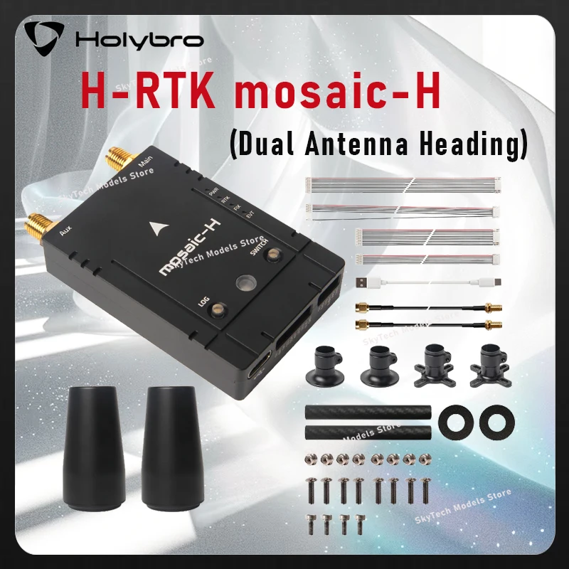 

Holybro H-RTK mozaic-H (двойная антенна Heading) RTK GPS-модуль IST8310 Магнитометр для радиоуправляемого дрона/квакоптера/люлета