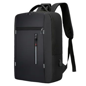 防水ビジネスバックパック男性 USB スクールバックパック 15.6 インチのラップトップバックパック大容量 Bagpacks 男性用バックパックバッグ