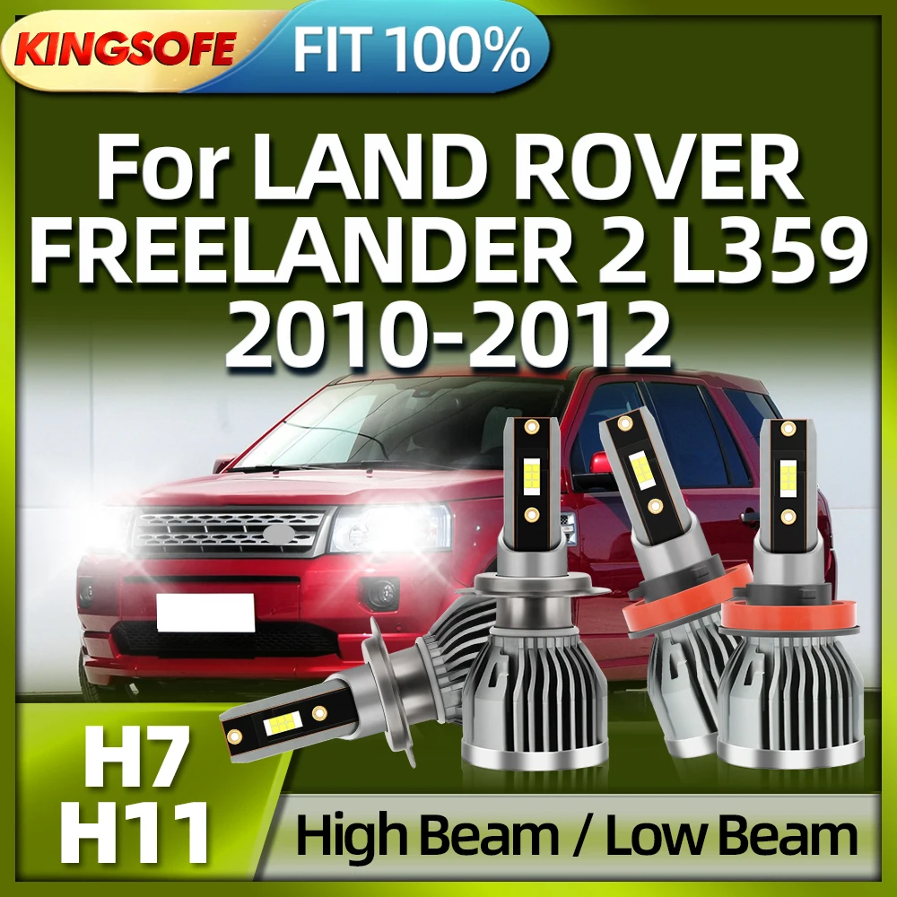 

KINGSOFE 110W H7 H11 LED Headlight High Power Lamp 6000K Car Light For LAND ROVER FREELANDER 2 L359 2010 2011 2012