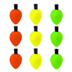 10/30pcs Foam Peg Floats Fishing Trout Floats, Slip Bobber Fishing Cork with Pipe Plug, Fly Fishing Indicator