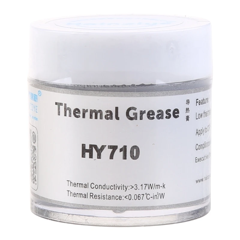 HY710-CN10 Silicone Thermal Grease Paste Compound 3.17 for W/for m.K for Processor CPU Cooler GPU Radiator Graphics Card