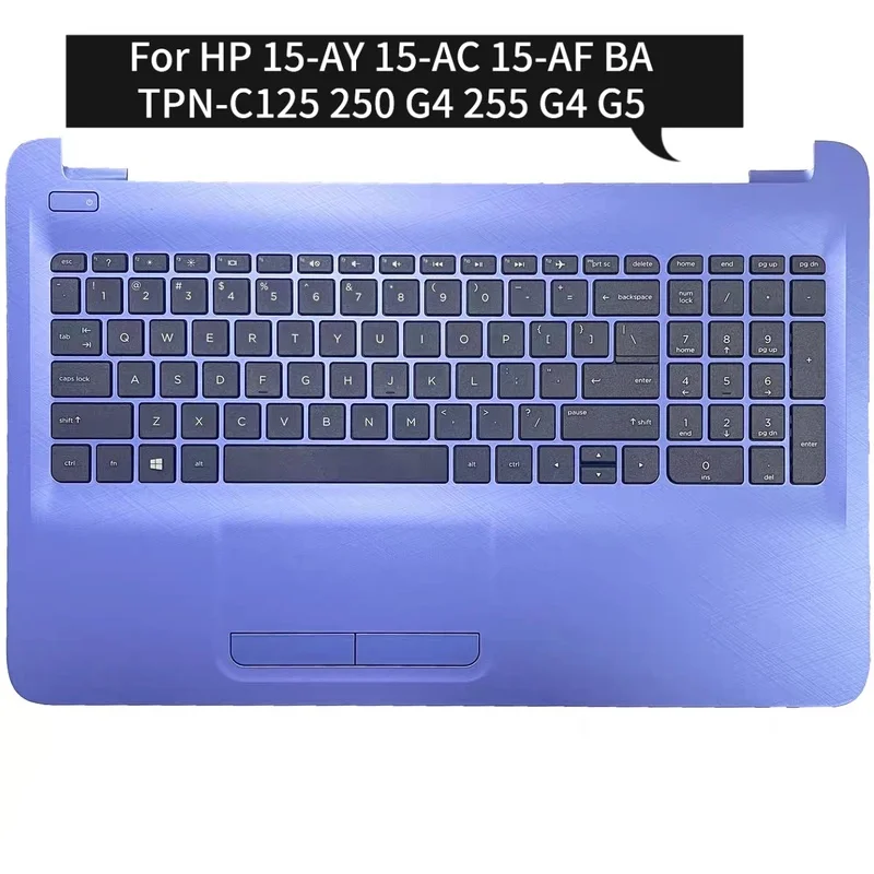 BDBH@ New US RU Layout Keyboard Palmrest Top Case For HP 15-AY 15-AC 15-AF BA TPN-C125 250 G4 255 G4 G5 PN 855027-001