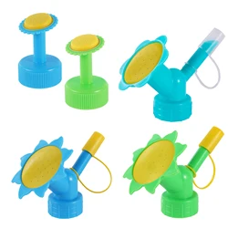 2 in 1 Bottle Cap Sprinkler Dual Head Bottle Watering Spout Double Ended Bottle Watering Nozzle Bonsai Watering Can Nozzle Tools