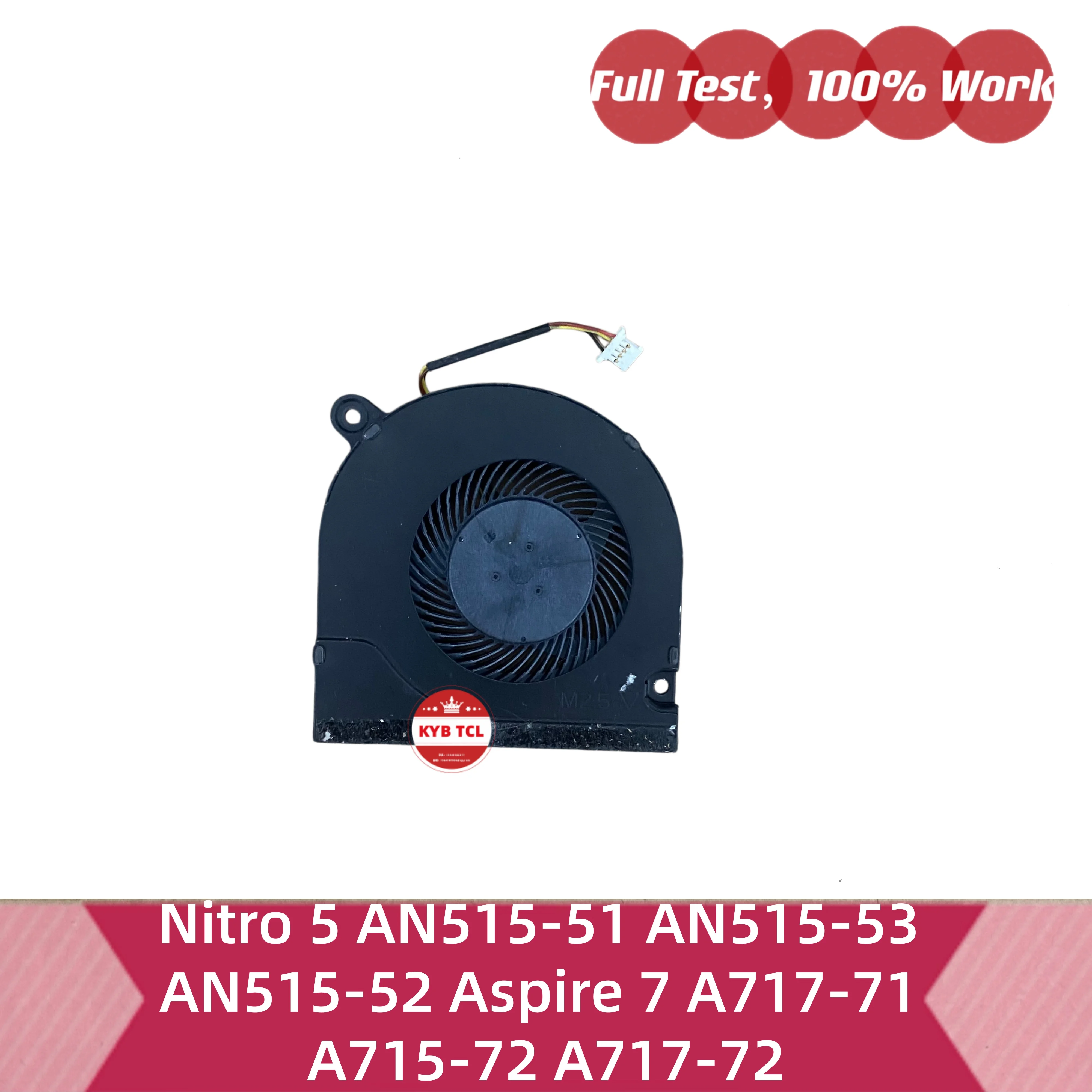 Ventilador de refrigeración para CPU y GPU de portátil, para Acer Nitro 5 AN515-51 AN515-53 AN515-52 N17C1 Aspire 7 A717 A717-71 A715-72G A717-72G DC28000JRF0