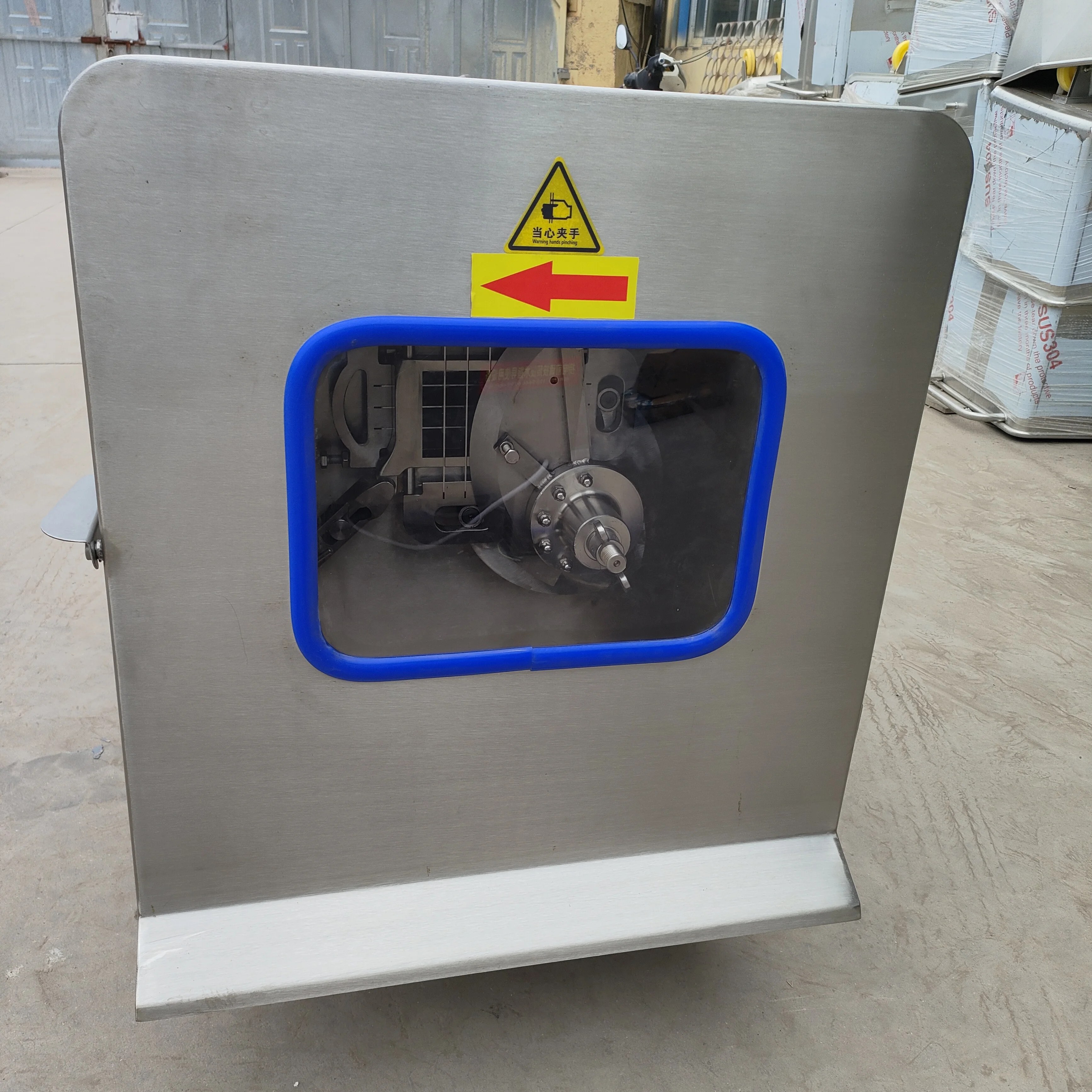 High Speed Automatic Frozen Meat Cube Cutting Dicing Machine Frozen Meat Slicer Cutting Machine  for Fresh Meat