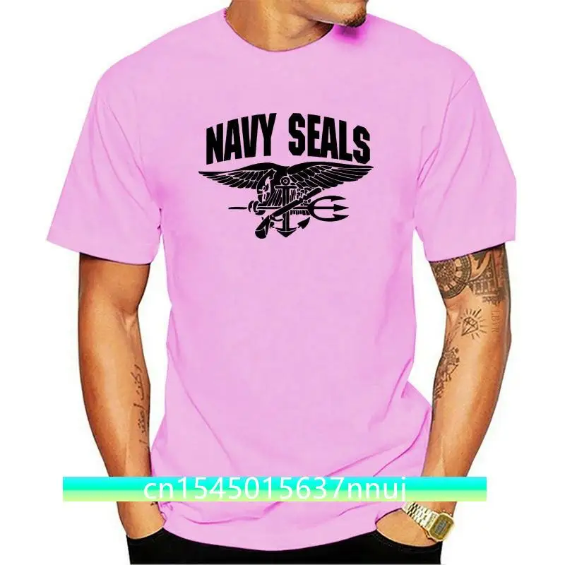 New 2021 2021 High Quality Tee Shirt T-Shirt Shirt Emblem Military Low Visibility NAVY SEALS US ARMY Summer Cotton T-shirt