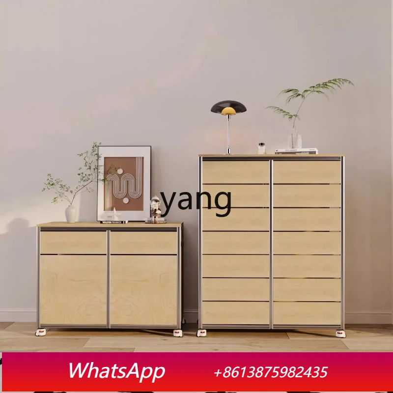 

LH aluminum profile multi-layer drawer storage cabinet, island storage cabinet, side cabinet