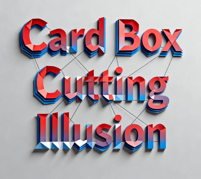 Card Box Cutting Illusion - Visual Magic Trick for Close-Up Card Magic