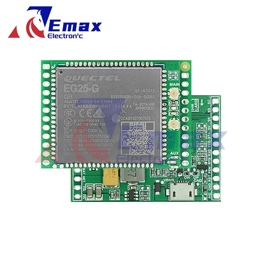 Modulo Quectel EG25-G Scheda centrale di sviluppo EG25-GGB EG25GGB-256-STD Modulo LTE CAT4 con GNSS