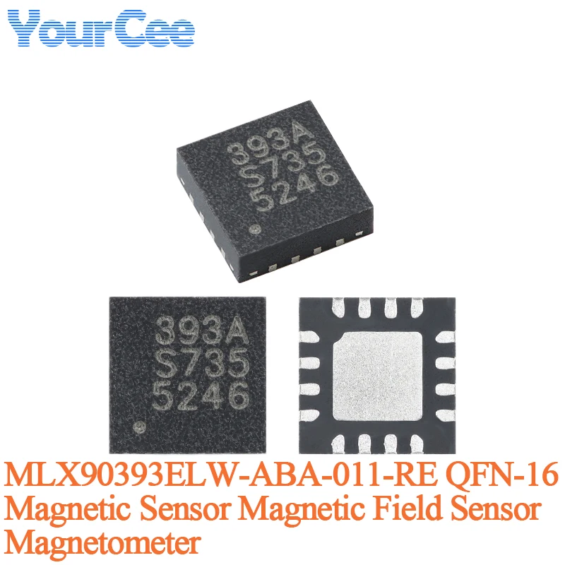 5PCS/1PC MLX90632SLD-DCB MLX90365LGO-ABD MLX90365LDC-ABD MLX90363KDC-ABB MLX90393SLW-ABA MLX90393ELW-ABA Sensor