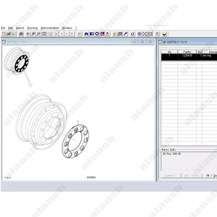 for DAF EPC RAPIDO Electronic Parts Catalogue 2015.11