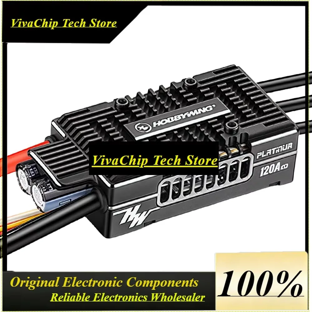 RoRuSHobbywing Platinum V5 120A Brushless ESC 3-6S Lipo with BEC Design Electronic Speed Controller for RC Aircraft&Helicopter M