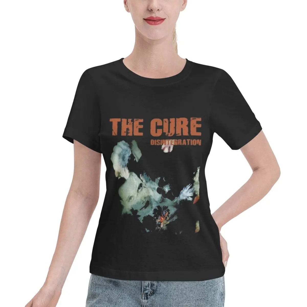 Reliable Item Disintegration The Cures Women's T-shirt Street Shooting Affordable Ladies Tshirt