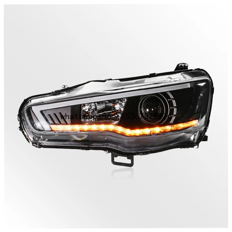 

DRL Lamp Car OEM Car Head Light Modify Semi-assembly LED Xenon Headlight for Mitsubishi Lancer 2008-2016