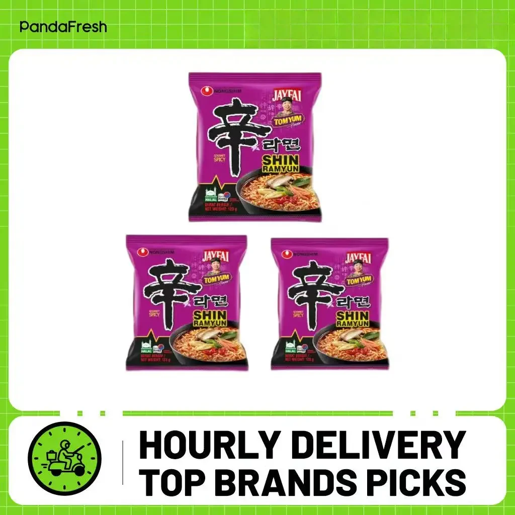 Shin de Nongshim Ramyun Tomyum 123g*3