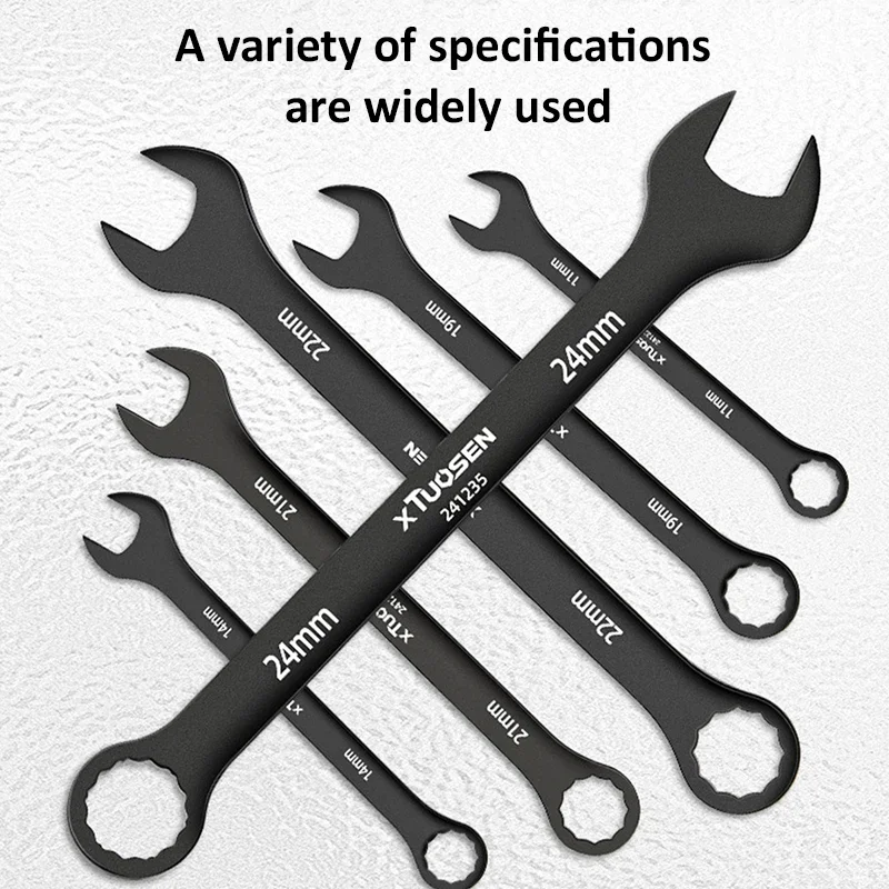 8-24mm Set di chiavi a doppia testa Chiavi a estremità aperta Chiavi prugna universali Kit Strumento di riparazione auto per motociclette per auto