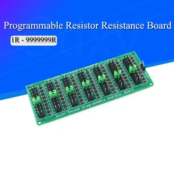 1R - 9999999R Seven Decade Programmable Resistor Resistance Board,Step 1.0R,1%,1/2 Watt.