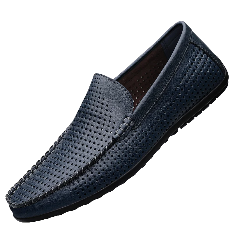 Blue with holes