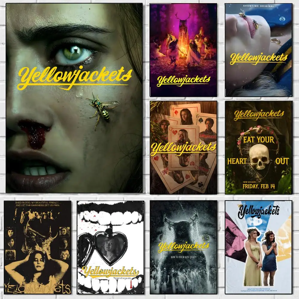 Yellowjackets Poster HD Art Sticky Wall Waterproof Home Bedroom Bar Aesthetic Decoration Perfect Room Decor