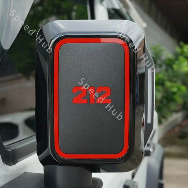 For BAW 212 BAIC 212 T01 2024-2026 Car Rearview Mirror Decorative Frame  Modified Car Rearview Mirror Personalized Letter Label