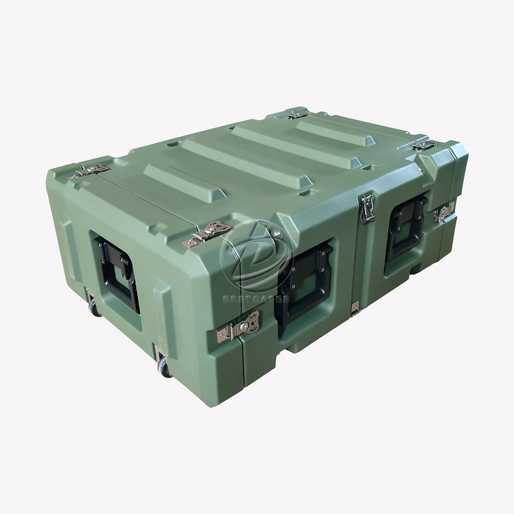 BSDCASES 4U Server OEM/ODM Customized IP65 Waterproof Shockproof Dustproof Rack Mount Case With 5-Year Warranty