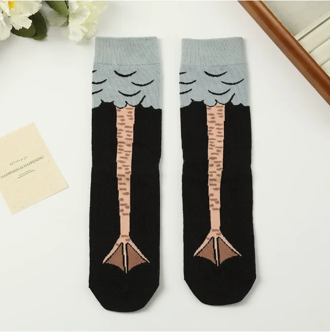 Niedliche Tierpfoten-Socken Anime Halloween Frosch Enten Gänse Lange Füße Lustige Socken Damen Herren Weihnachten Wadenlange Socken Freunde Neujahrsgeschenke – Detail 8