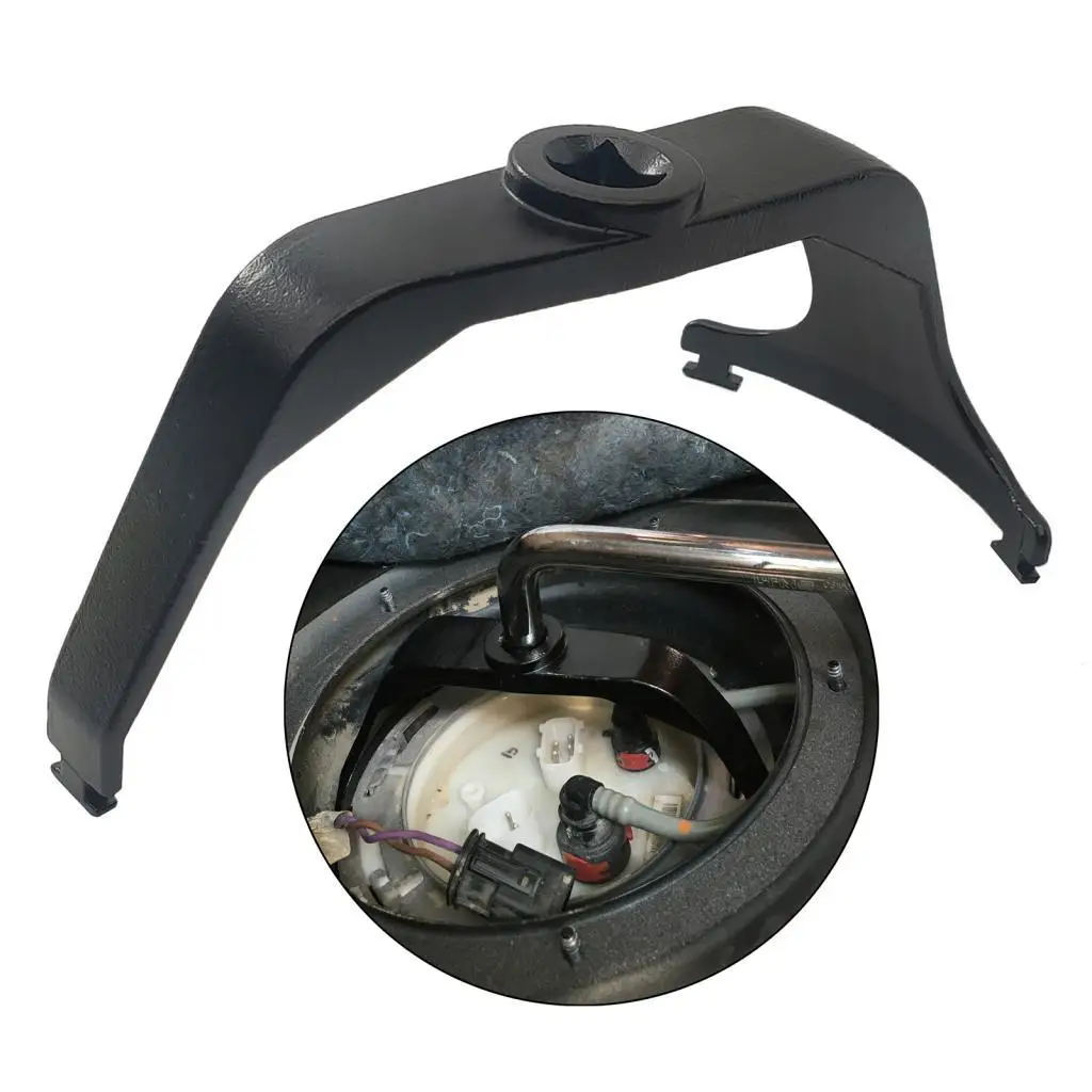 Chave de anel de bloqueio do tanque de combustível 204, 207, 212 para veículos 190 mm 7,48 polegadas preta