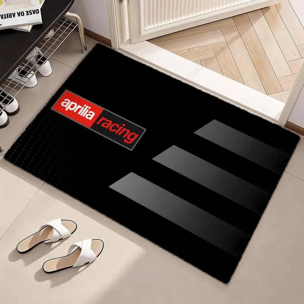 Cool Motorcycle A-Aprilia Mobile Floor Mat Soft Flannel Non-Slip Door Mat - Thickened Rug for Living Room Home Decor
