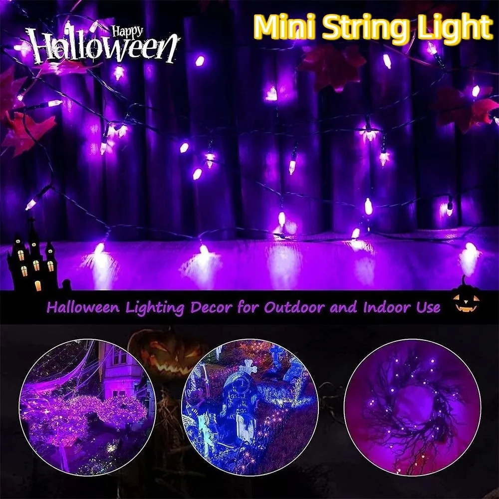 

Multicolored Fairy Christmas Tree Lights Waterproof Green Wire LED String Lights Battery Operated Garland Light Wedding Party