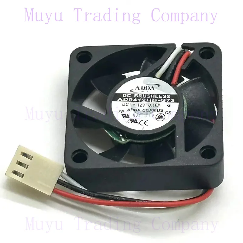 FOR ADDA AD0412HB-G73 DC 12V 0.10A 40x40x10mm 3-Wire Server Cooling Fan