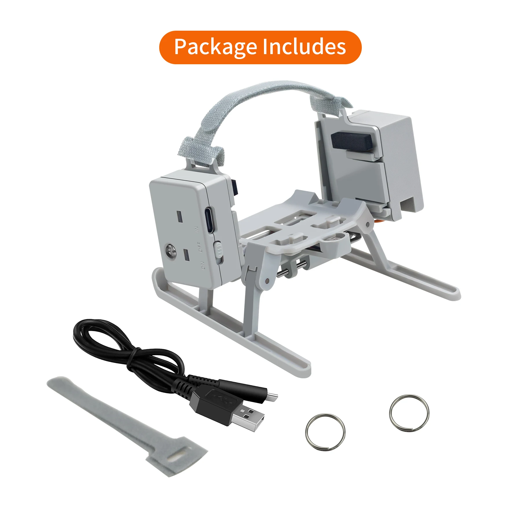 Afbeelding 4: Voor DJI MINI 4PRO Lichtgewicht werperaccessoires Trouwring Airdrop Precisieleveringswerperapparaat ﻿