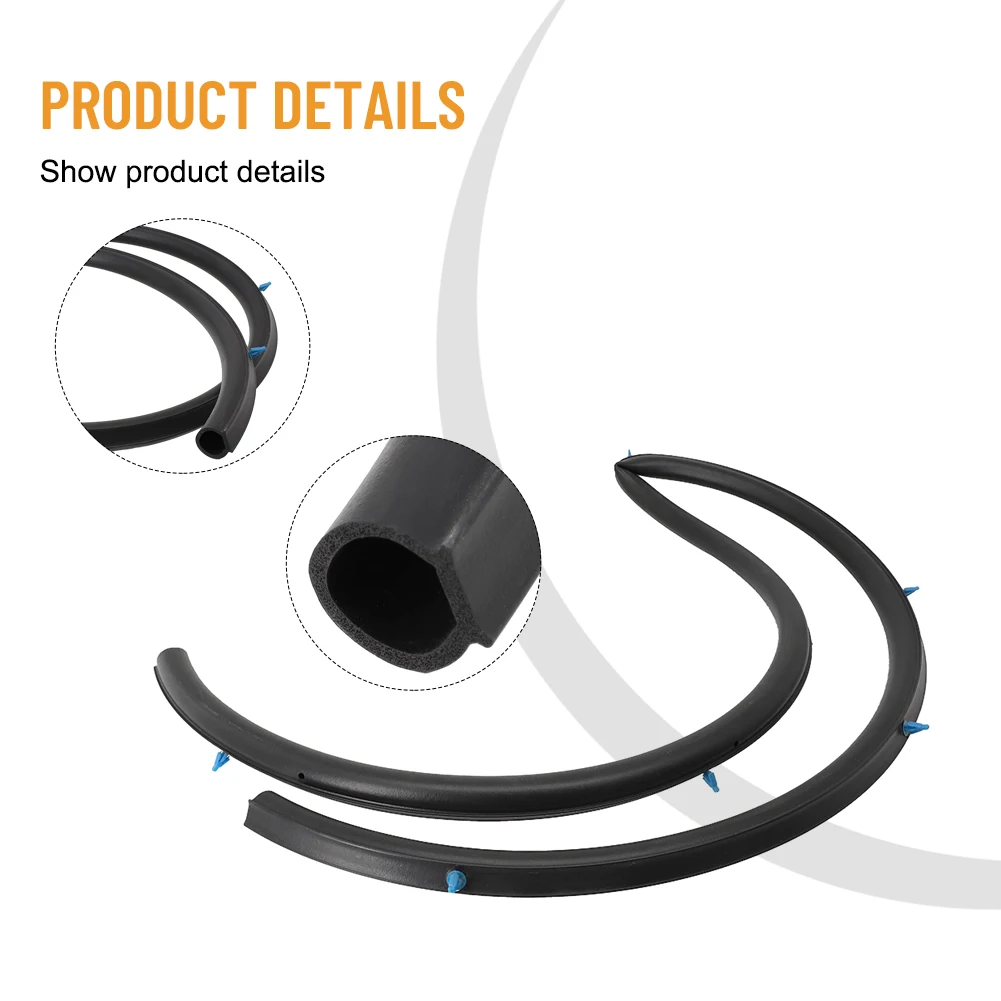 Part Sealing Strip Rubber Back Engine Hood For Corolla 07-13 For Toyota Practical Sealing Strip Brand New High Quality