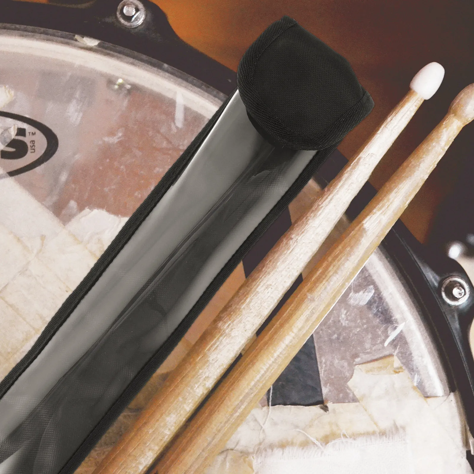 Drumstick Holder Bag Lightweight Portable Drum Stick Storage Pouch Handle Strap Carry Bag for Drum Mallets Practice