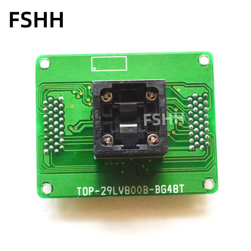 TOP-29LV800B-BG48T Lập Trình Viên Adapter BGA48 Ổ Cắm 703-1048-15 IC Kiểm Tra Ổ Cắm