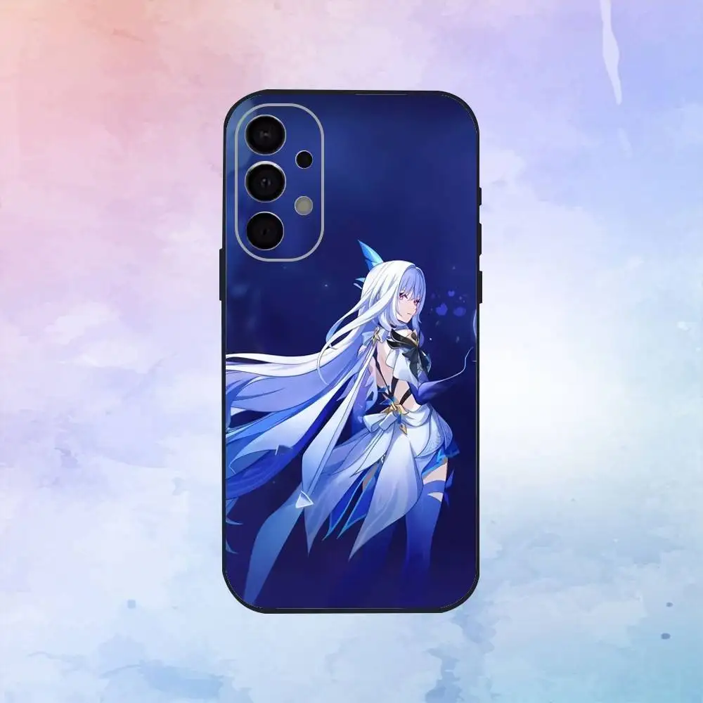 G-GENSHIN IMPACT S-Skirk Phone Case For Samsung S25,S24,S21,S22,S23,S30,Ultra,S20,Plus,Fe,Lite,Note,10,9,5G Black Cover #4