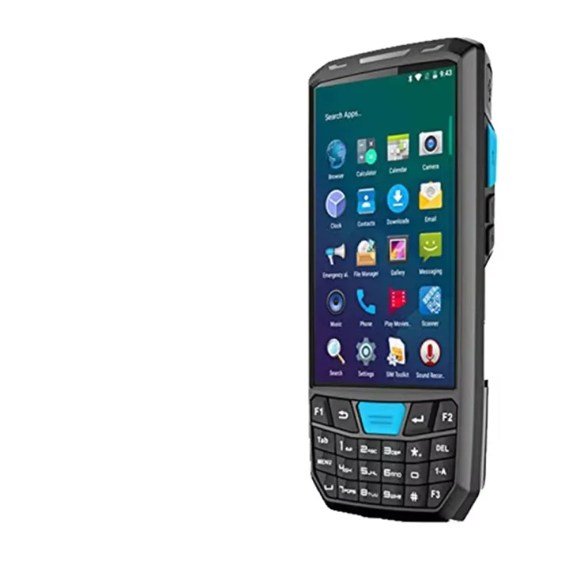 -Powered PDA Android 13 With 1D/2D Barcode Scanners 4G & 4200mAh Battery For Warehouse Logistics 4GB+64GB IP66