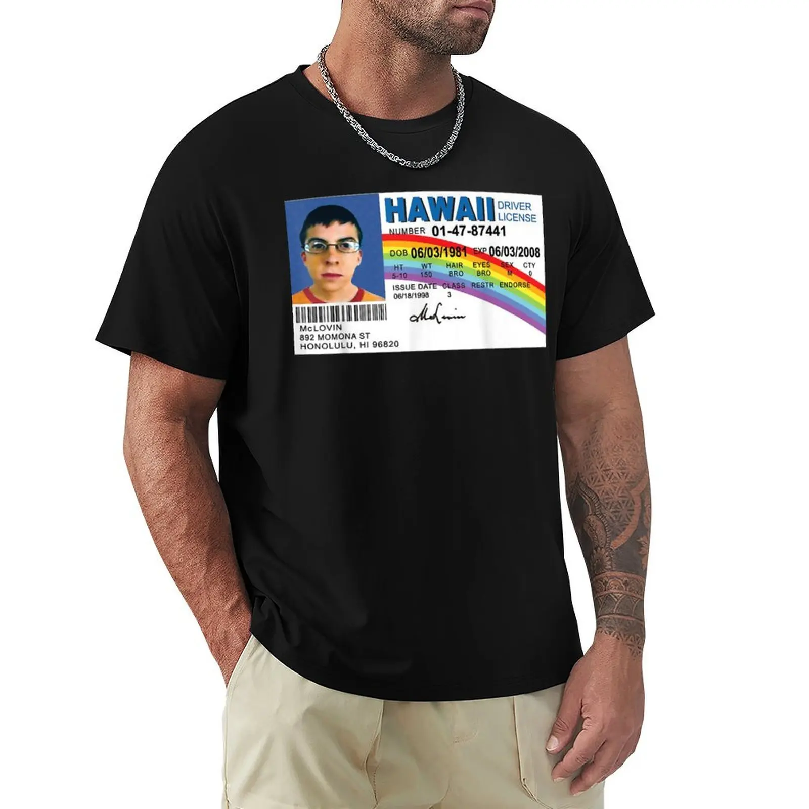 McLovin Drivers Essential T-Shirt g man t shirts for men T-Shirt