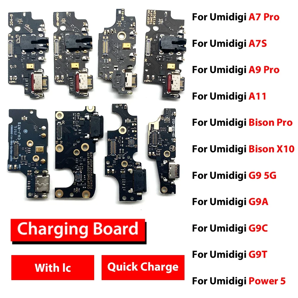 10 SZT. Złącze USB do ładowania, port dokujący, kabel flex do umidigi A7 Pro/A7S/A9 Pro/A11 Pro Max/A11Bison Pro/Bison X10