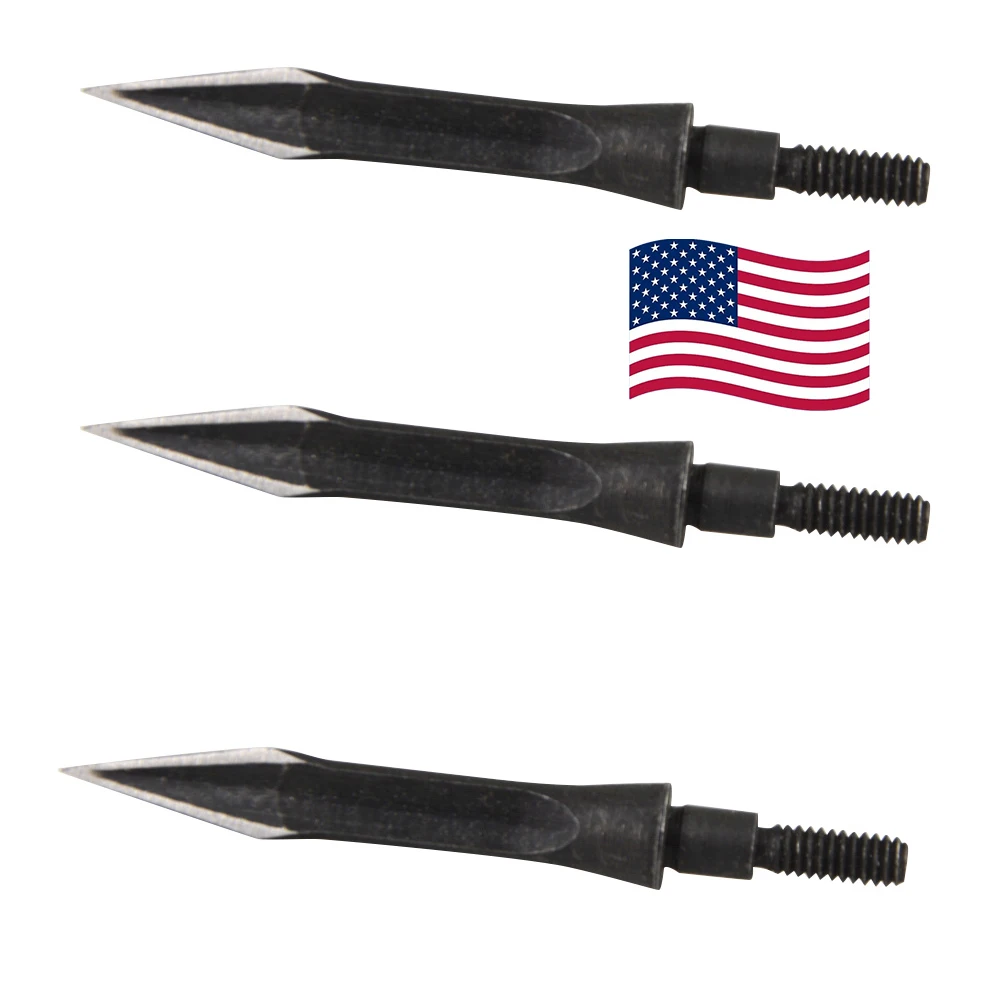 

12pcs General Thread Arrow Tips High Carbon Steel Arrowheads Outdoor Archery Shooting Target Broadhead Hunting Arrowhead