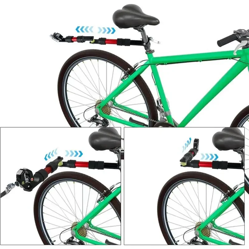 自転車牽引ヒッチ 270 度回転自転車トレーラーアダプターアタッチメント自転車積載アタッチメント接続サイクリングアクセサリー