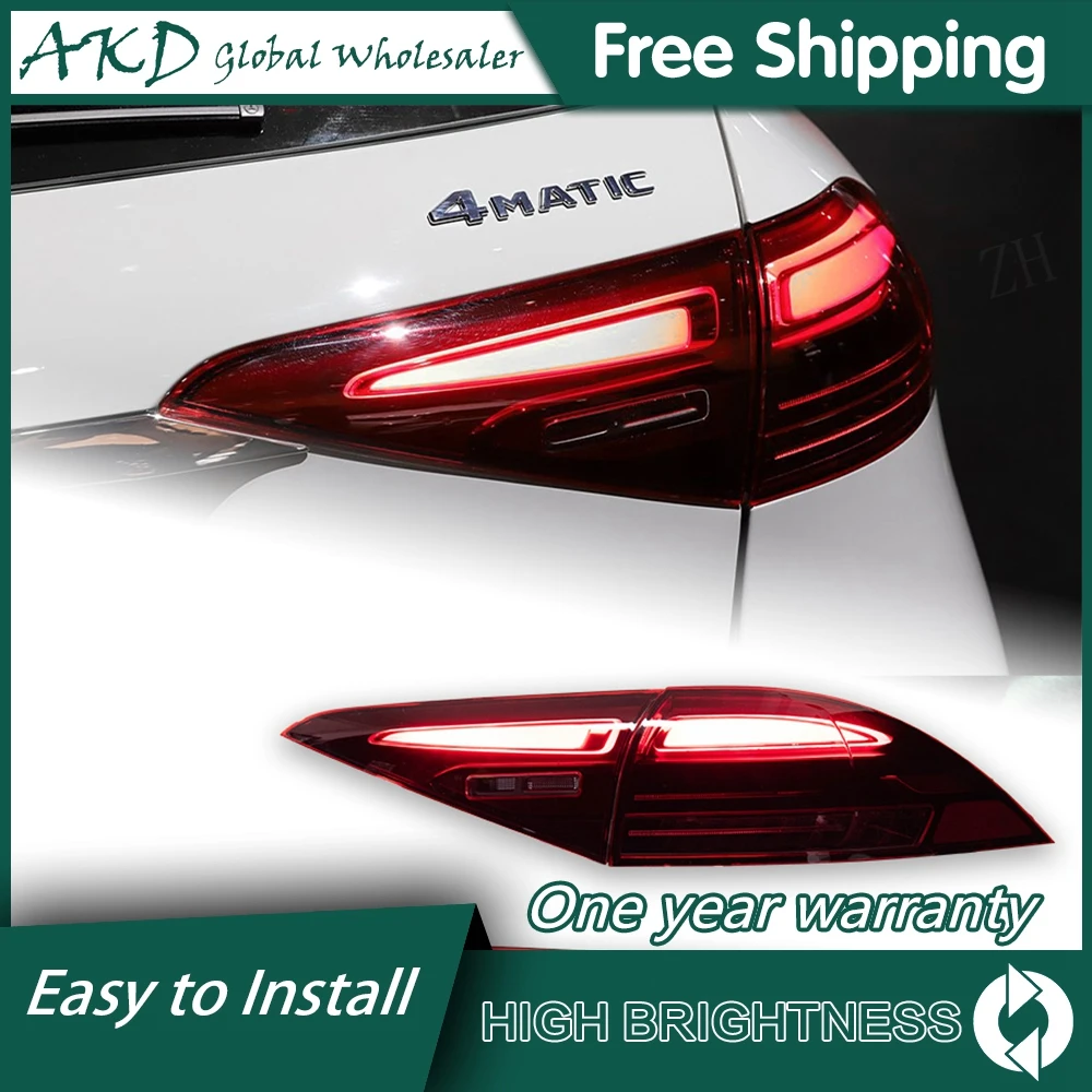 

Tail Lamp For Benz GLE W167 2019-2023 GLE Tail Lights 12V H7 Led Fog Lights DRL Daytime Run Lights Car Accessories