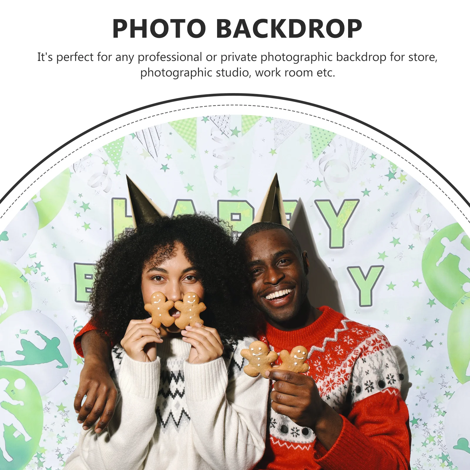 

Football Birthday Backdrop Cartoon Style Printed Photo Background Durable Party Decoration Backdrop Photo Birthday Background