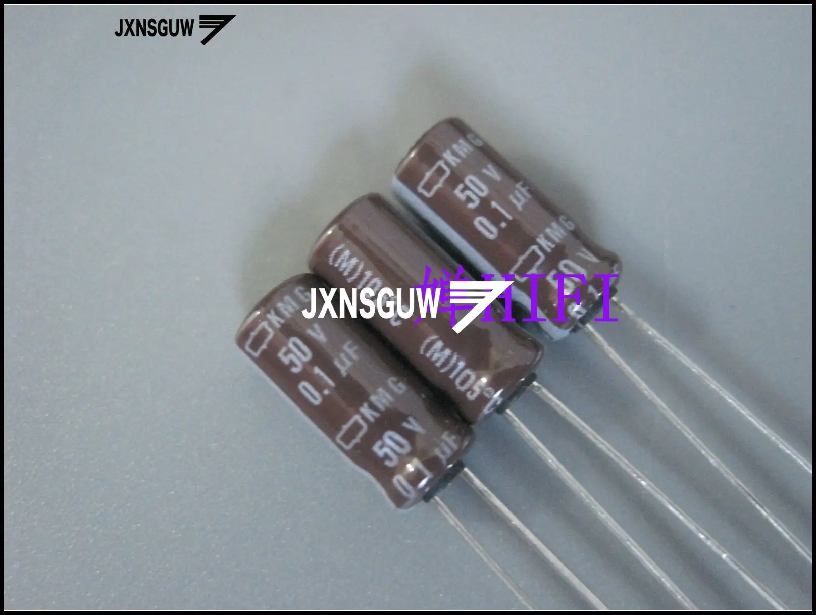 

20PCS NIPPON KMG 50V0.1UF 5X11MM NCC long life electrolytic capacitor 0.1UF/50V CHEMI-CON 105 degrees 0.1uF 50V