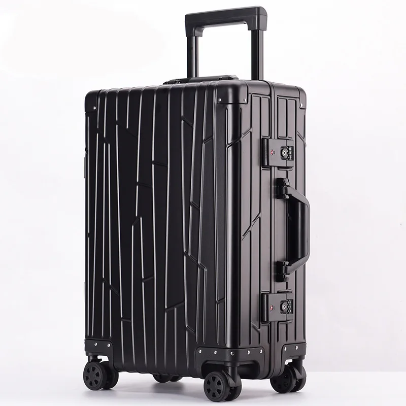 Magnésio Alloy Trolley Case, mala de bagagem, check-in mala, 20, 24, saco de embarque