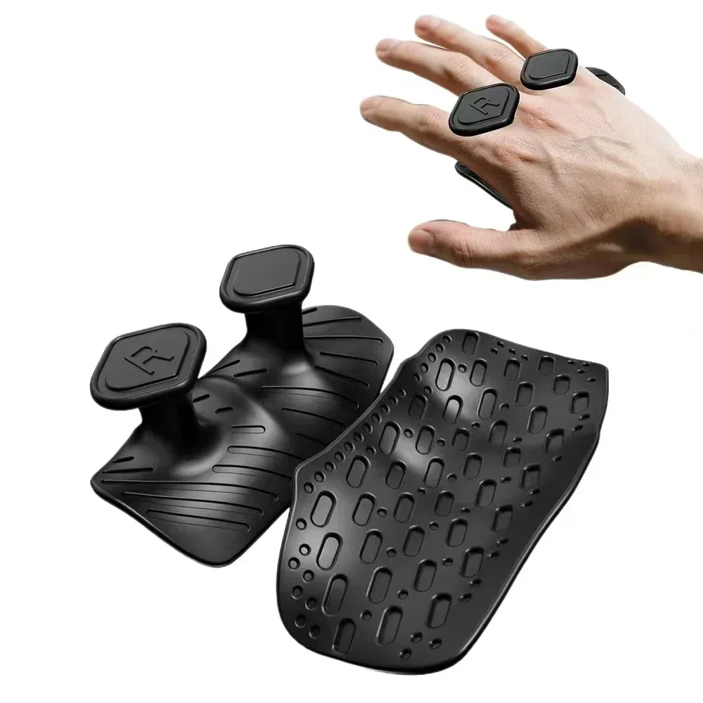 Luvas de Silicone Antiderrapantes Dupla Face para Academia, Luvas Sem Dedos para Levantamento de Peso e Barra Fixa, Protetor de Palma para Homens e Mulheres