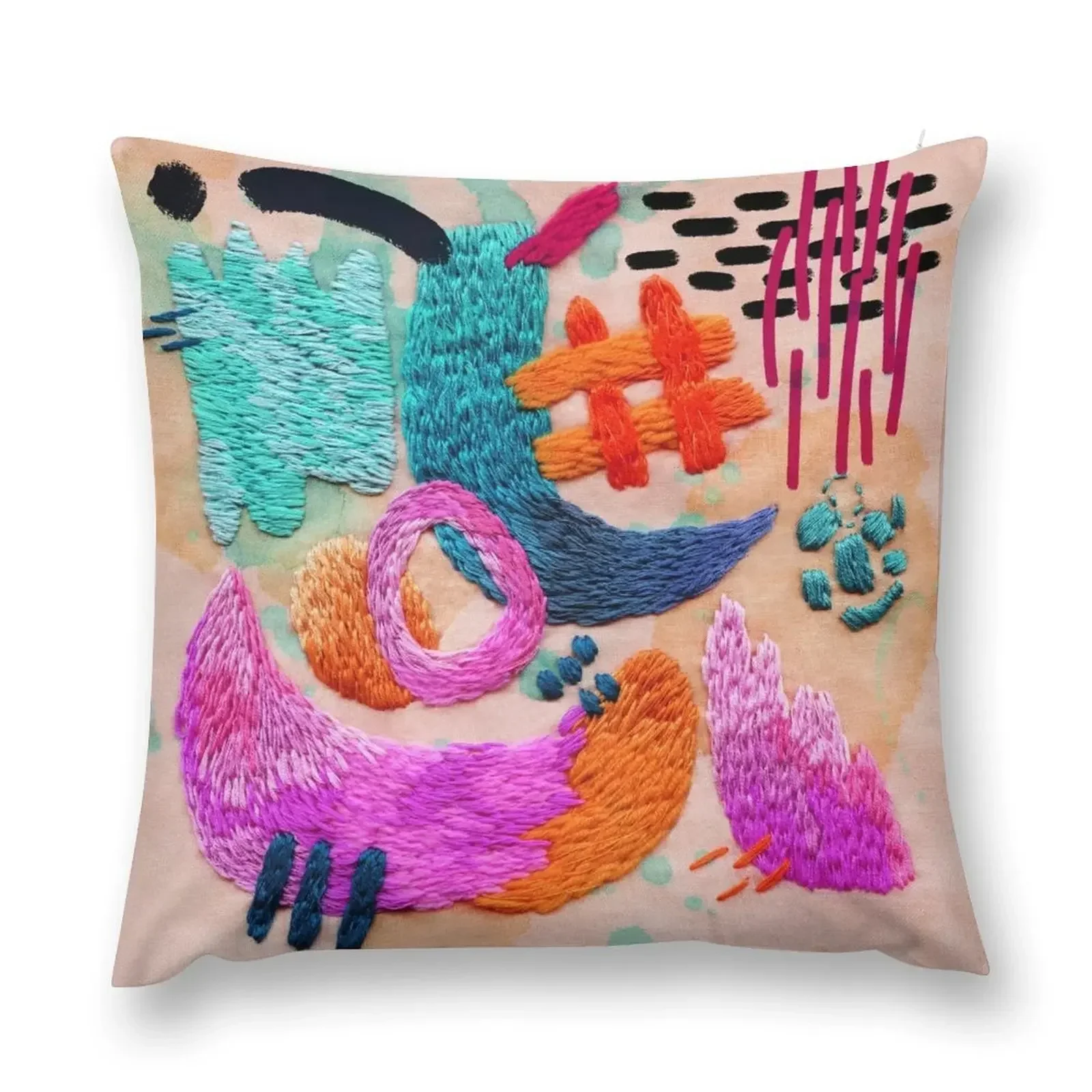 

abstract embroidery Throw Pillow pillow cover christmas sleeping pillows Christmas Throw Pillows Covers pillow