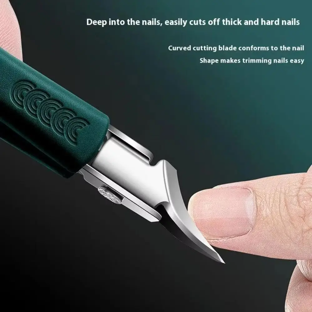 Professional Anti-Splash Slant Edge Nail Clipper Stainless Steel Eagle Beak Oblique Toe Nail Trimmers Trim Nails Nail Clipper