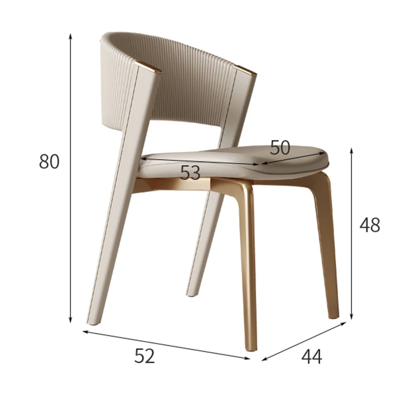 Простые обеденные стулья в итальянском стиле для гостиной, оригинальные обеденные стулья для ресторана, спальни, роскошная домашняя мебель Sedie HBDC